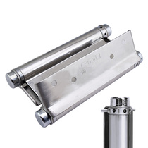 4-inch two-way free door hinge double Open spring hinge stainless steel spring door hinge free hinge spring two-way