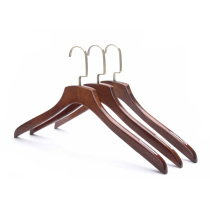 Large hanger solid wood wide shoulder plus size extra large extra large adult wide home clothes hanging rack