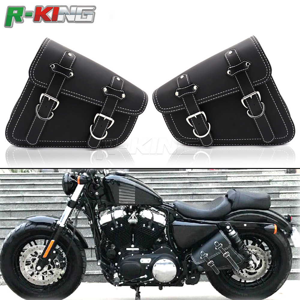 Motorcycle Harley XL883 1200 X48 Hard Man Dina Soft Tail Sports Edition Triangle Side Pack Pack