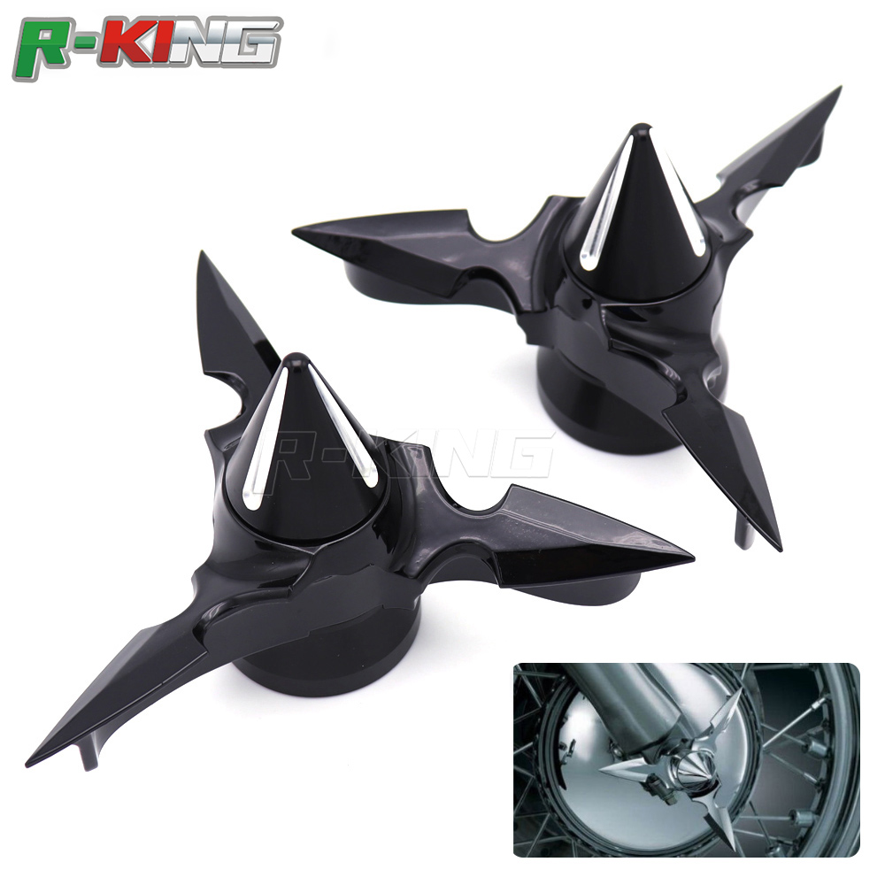 Suitable for Harley 883 1200 48 big gliding road king soft tail modified front axle cover flywheel rotating model