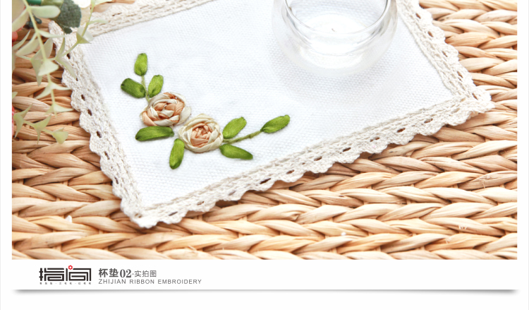 ngón tay mới băng thêu bông mat thảm miếng đệm cách bảng và đế lót ly thêu vải mat xong - Khăn trải bàn khăn trải bàn tiệc cưới