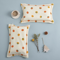 Childrens Pillow Cotton Grinding Cartoon 30x50cm Small Pillow Case Cotton Single Student Pillow Case