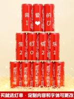 12 банок красной длинной банки частной настройки [Отправить светодиодную строку света]]