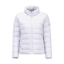 23 Winter New Product Black Ice Outdoor Stand Collar Hoodless Warm Goose Down Lightweight Short Down Jacket Womens 4065F