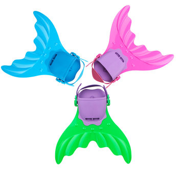 Mermaid new diving children's swimming equipment fins