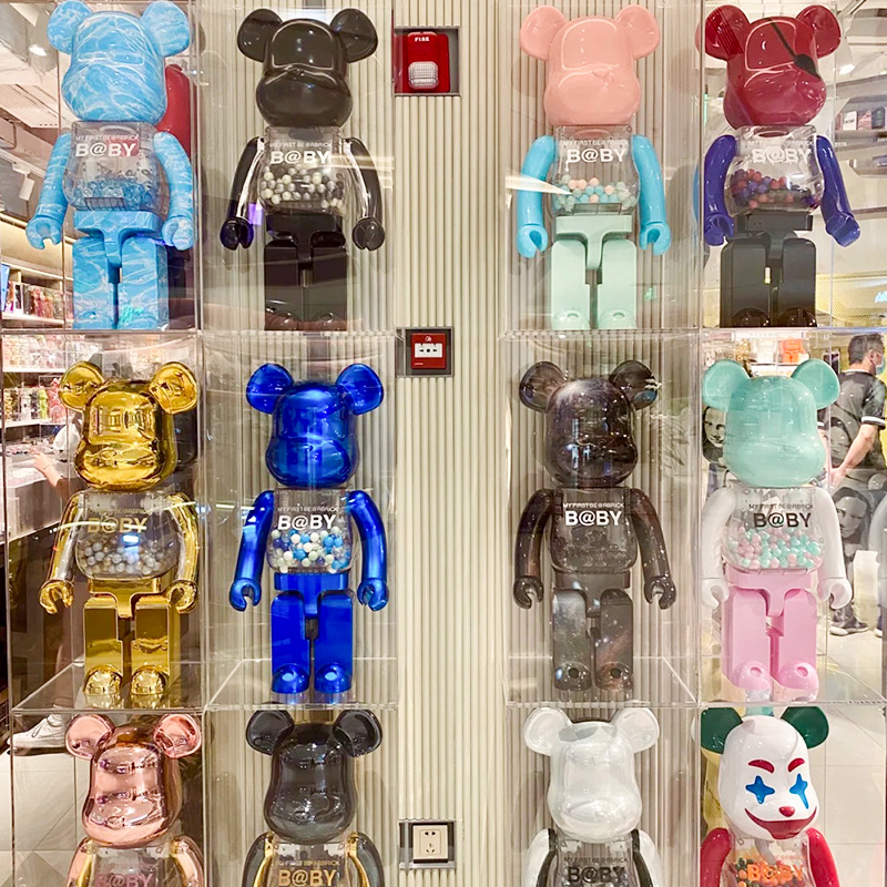 Bearbrick 1000% violent bear building blocks bear tide play large ornament model handmade doll to send birthday presents