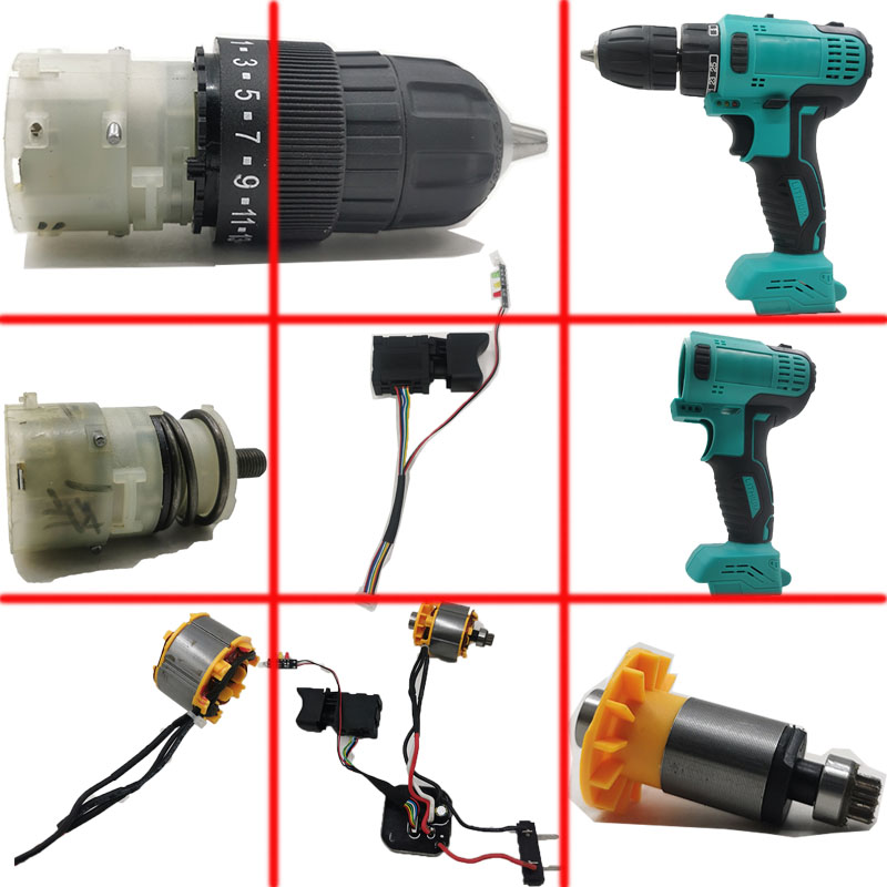 Nanwei Jielt electric drill 48VF ​​lithium battery rechargeable lithium electric drill charger motor electric drill switch gear