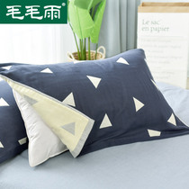 European-style pillow headscarf cotton adult large household pillow towel four-layer gauze scarf pair of couples