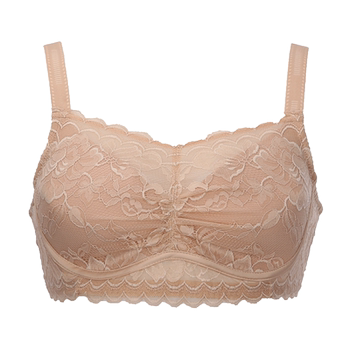 [Clearance] Aiweta Post-Surgery Breast Prosthesis Bra Anti-Exposure Tube Top Push-Up Beautiful Back Lace Women's Underwear