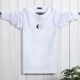 Mùa thu mới phù hợp với nam dài tay cộng với phân bón áo thun XL mùa xuân và mùa thu cotton cổ tròn chất béo áo sơ mi nam