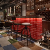 好有米 Северная стиль красная плитка мозаика для ванной комнаты фоновая настенная плитка плитка настенная плитка