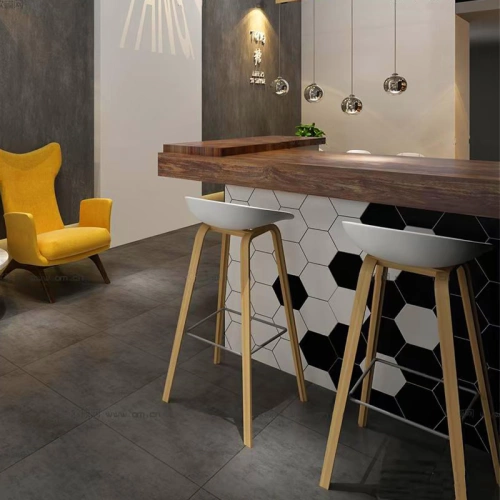 好有米 Шестиугольная белая мозаика для ванной комнаты, декор для гостиной, скандинавский стиль