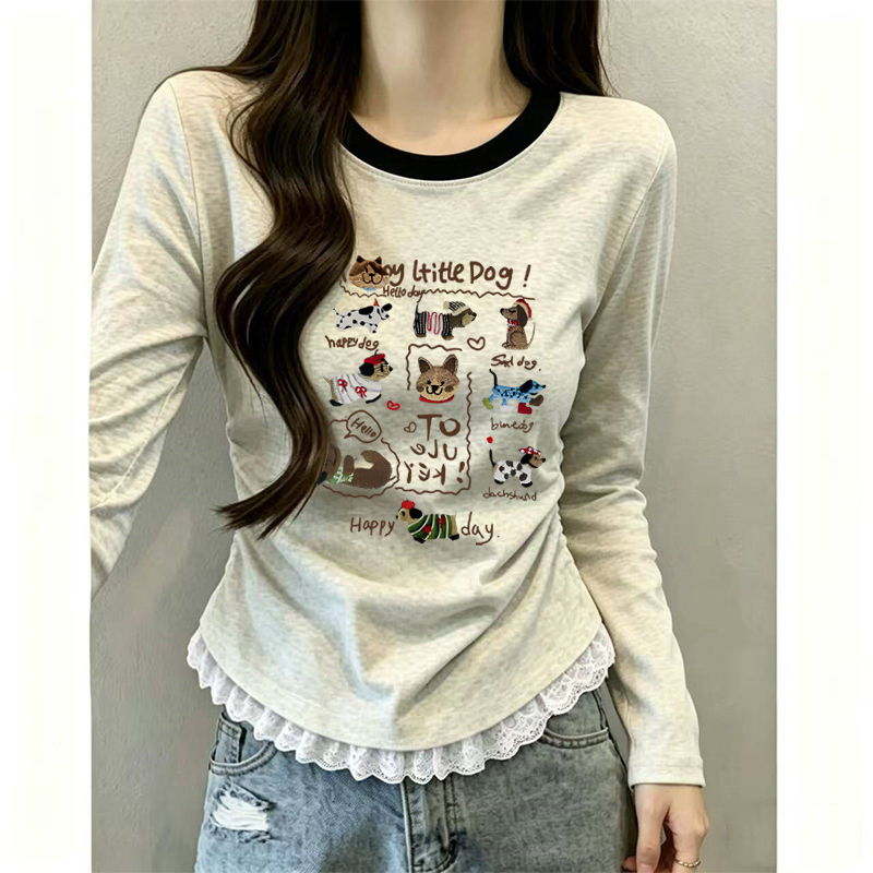 Unique and Beautiful Small Top for Women, Spring and Autumn 2026 New Style, Particularly Attractive Inner Wear T-Shirt, Stunning Waist-Cinching Base Shirt Unique and Beautiful Small Top for Women, Spring and Autumn 2026 New Style, Particularly Attractive Inner Wear T-Shirt, Stunning Waist-Cinching Base Shirt