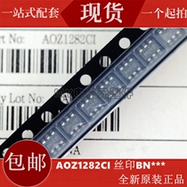 Original AOZ1282CI silk screen printing BN SOT23-6 1 2A adjustable DC-DC step-down chip