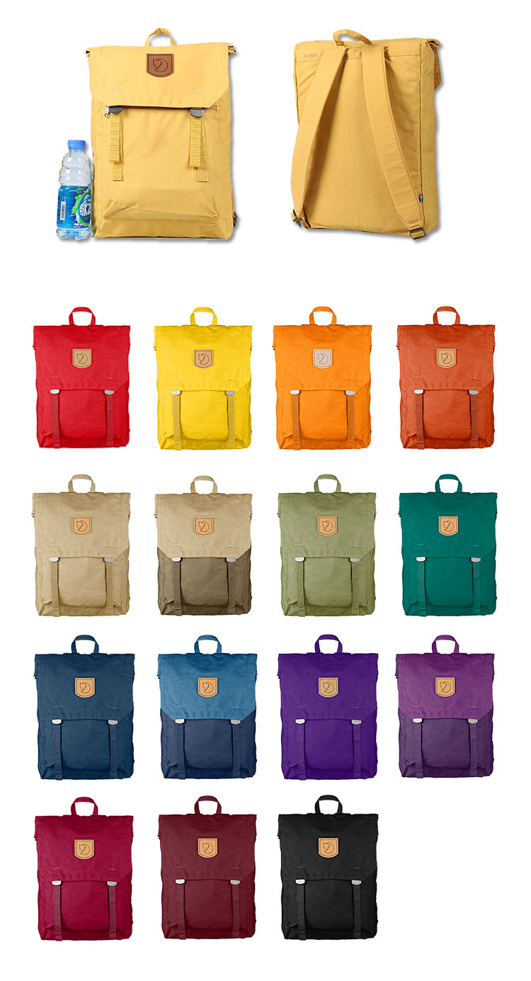 Fjallraven / Arctic Fox Foldsack Túi máy tính số 1 Túi du lịch giải trí Nam 24210 balo ulzzang