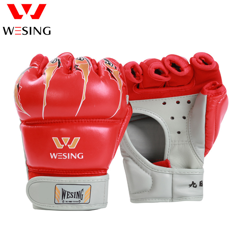 Jiurishan half-finger boxing gloves MMA sanda sandbag training fighting competition free fighting UFC boxing gloves