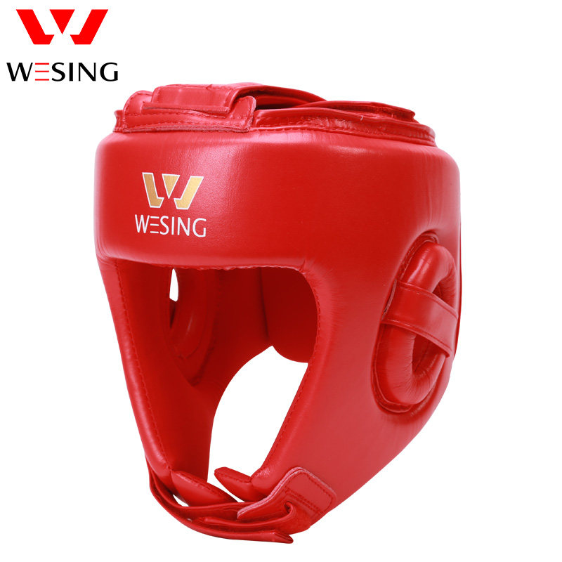 Jiurishan Sanda hard hat adult boxing competition microfiber leather AIBA children's fighting training head guard