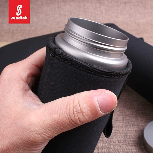 山地客 Дорожная спортивная бутылка, портативный альпинистский слюнявчик со стаканом, 600 мл