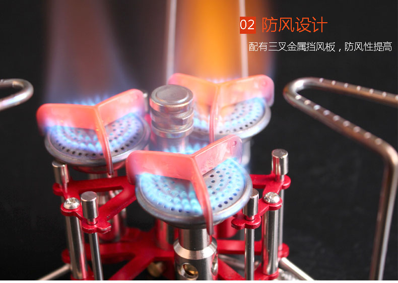 Bước đi cắm trại ngoài trời dã ngoại B6-A - Bếp lò / bộ đồ ăn / đồ nướng dã ngoại bếp than nướng ngoài trời