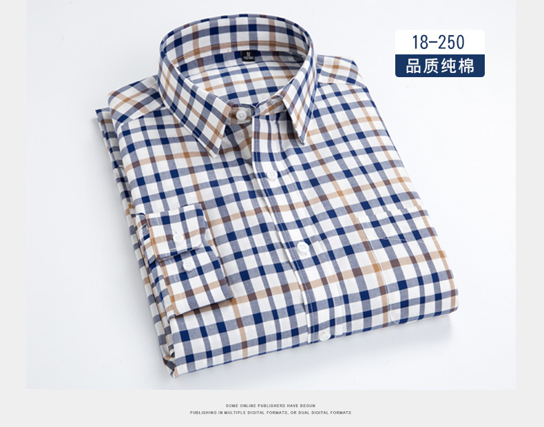 Bailey Bird 2018 Áo kẻ sọc mùa thu Áo sơ mi cotton giản dị Áo sơ mi nam dài tay Inch Cotton Hàn Quốc Sửa chữa áo sơ mi hàn quốc nam