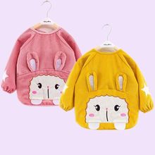 【0-5岁】儿童秋冬款防水耐脏水晶绒罩衣