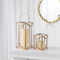 Nordic modern minimalist creative geometric glass cover desktop ornaments home living room porch cabinet decorations