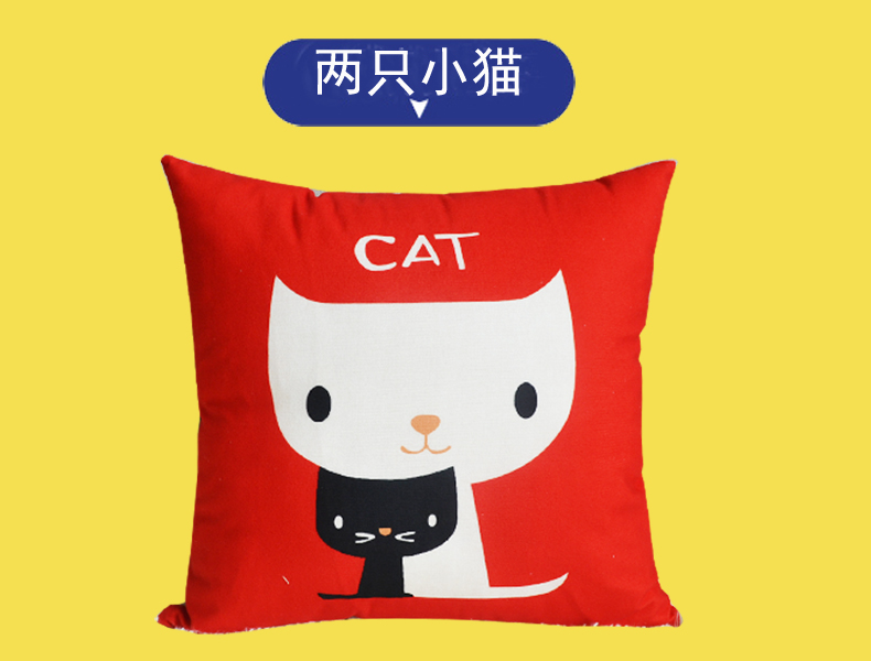 Dễ thương phim hoạt hình gối gối sofa văn phòng gối gối tựa lưng đệm gối vỏ gối gối để ghế gỗ