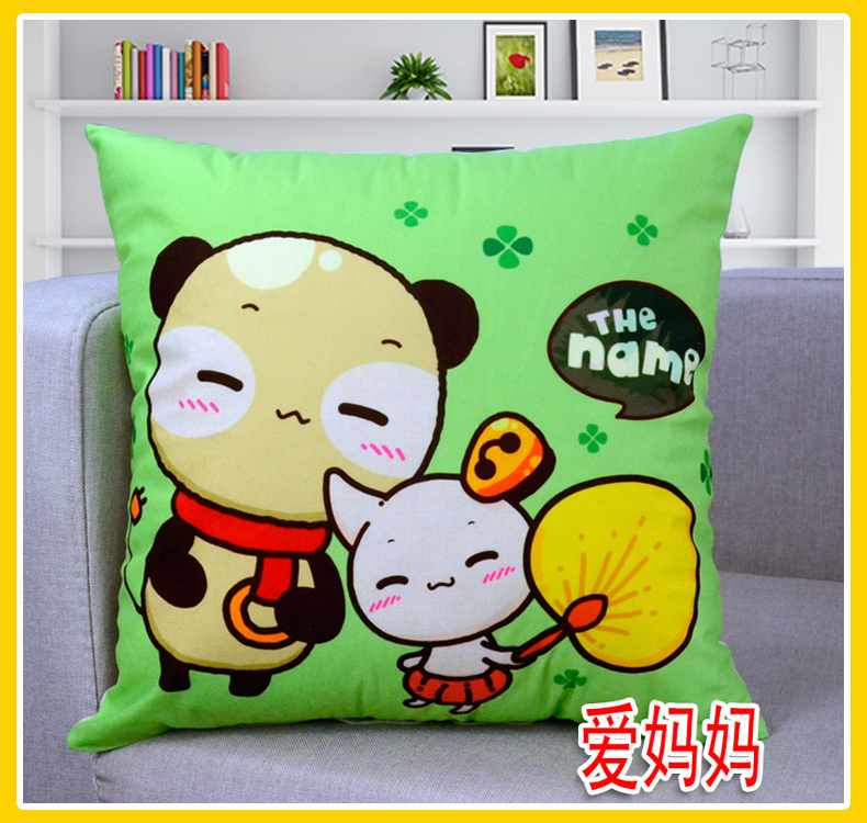 Cartoon gối ngủ trưa đệm gối xe gối eo gối đệm tựa lưng lớn gối có trụ lõi - Trở lại đệm / Bolsters Chăn gối ngủ văn phòng 3 in 1