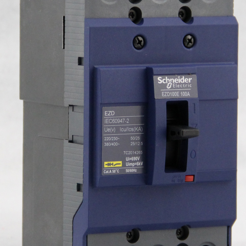 Schneider molded case circuit breaker 3P100A threephase threewire air