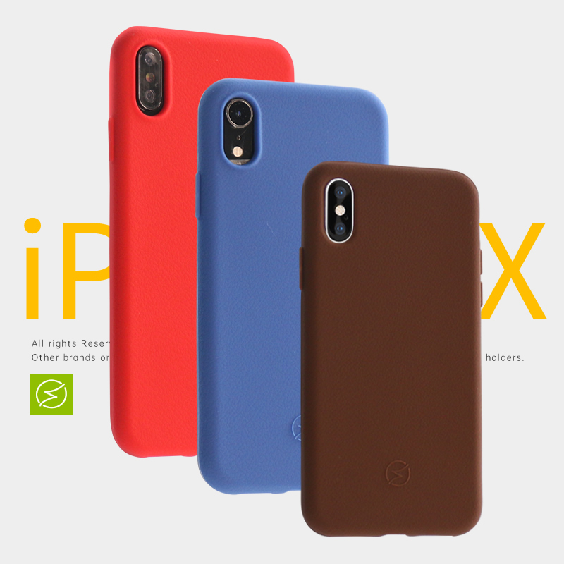 seepoo color cloth Apple iphone xr mobile phone case xs max mobile phone case soft anti-fall leather non-slip all-inclusive edge silicone case XSMAX simple anti-fingerprint can