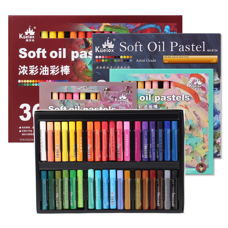 Golle 36 color recolour oil painting stick artist Morandi oil painting stick oily pink color 24 color macaron
