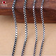 Da Zhuo Lone ones box chain old necklace sterling silver MF Hook Box Chain trendy brand retro hook box chain
