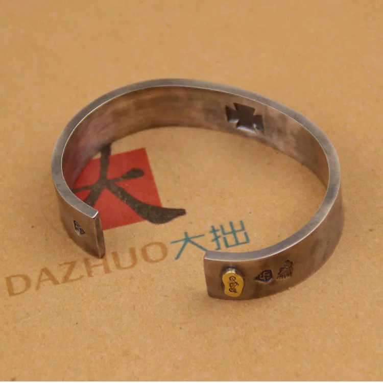 Украшение из серебра 950 прерывистый браслет Dazhong High Mountains Stop Light Ping Ping - стиль тяжелый мотор ручной работы серебряное