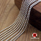Large bead chain necklace 925 sterling silver men's and women's plain chain single chain 2.4mm ball chain long sweater chain trendy