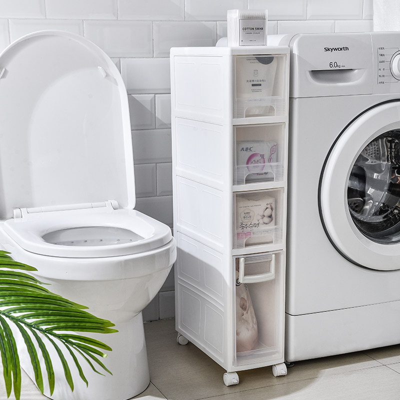 16cm MAKEUP ROOM CLIP SEWN SHELVE WITH NARROW SLIT PLASTIC CONTAINING LAYER SHELF KITCHEN DRAWER-TYPE CONTAINING CABINET SLIT FINISHING RACK