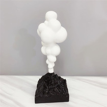 Modern abstract creative art volcanic eruption sales office living room bedroom decoration model room hotel decoration