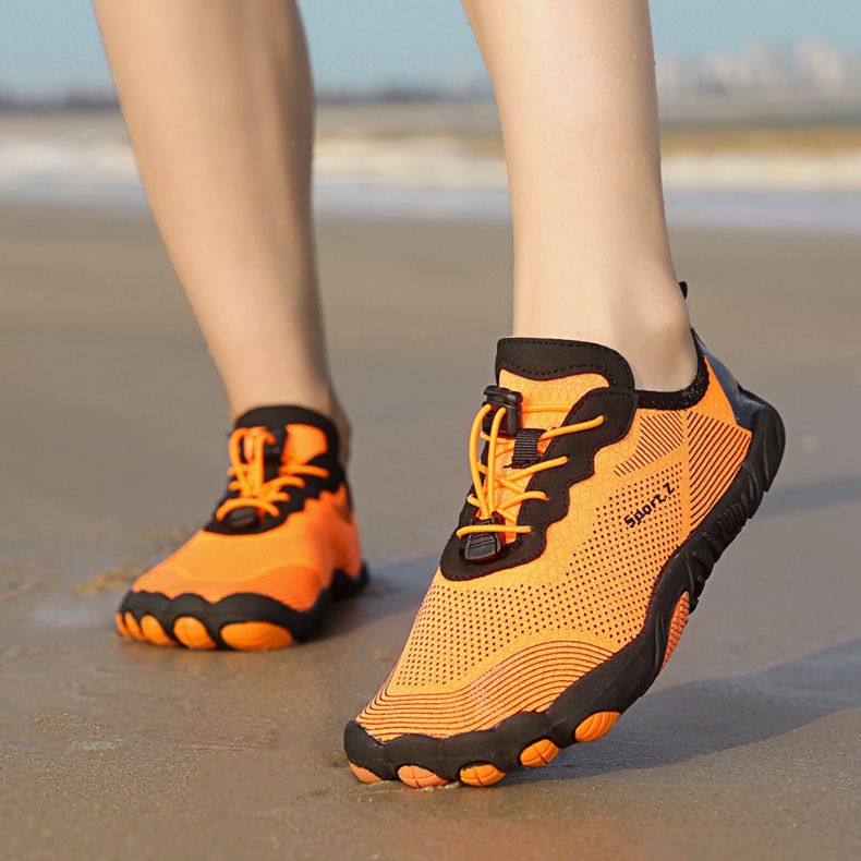 Outdoor Covered Water Shoes Men's Creek Shoes Non-slip Beach Shoes Five Fingers Treadmill Shoes Lovers Cave Cave Snorkeling Women Diving Socks-Taobao