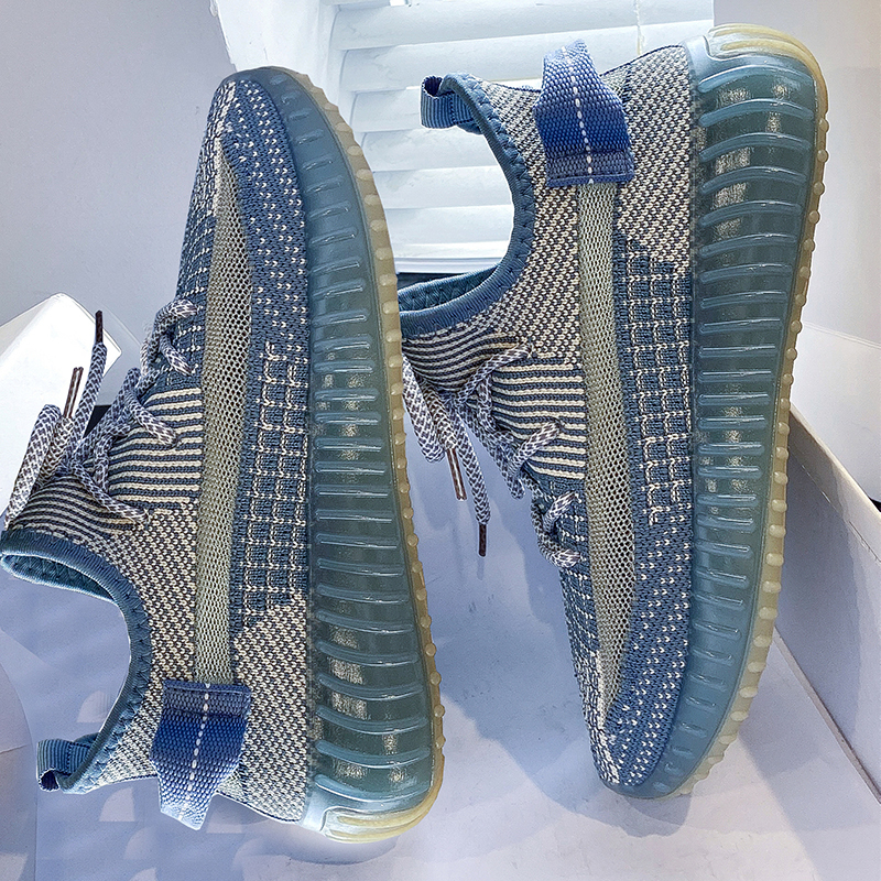 2026 Summer New Women's Casual Mesh Sneakers Breathable Yeezy Shoes Versatile Flyknit Running Shoes Hot-Selling Models 2026 Summer New Women's Casual Mesh Sneakers Breathable Yeezy Shoes Versatile Flyknit Running Shoes Hot-Selling Models