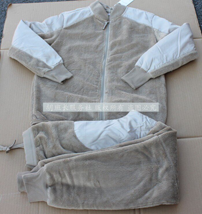 X9 Patrol Fitness Suit Pants Military Xu Winter gushed warm inner clothes Pants Grabbing Suede Pants Suit with body-Taobao