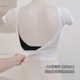 ປຸ່ມໜ້າ push-up seamless invisible large-shaped back bra beautiful back 2023 new popular bra women's summer thin bra