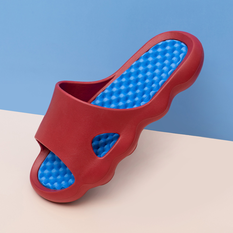 Redsummer female Thick bottom massage sole bottom acupoint Foot therapy take care of one's health Healthcare indoor Can be worn out sandals  household non-slip