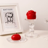 Аромотерапия на день Святого Валентина, красная парфюмированная свеча в форме сердца