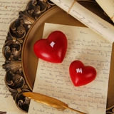 Аромотерапия на день Святого Валентина, красная парфюмированная свеча в форме сердца