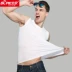 Baopai nam thể thao không tay rộng vai thấm mồ hôi mùa hè đáy quần vest tay áo cắt cotton thể dục Hàn Quốc phiên bản chặt chẽ của thủy triều