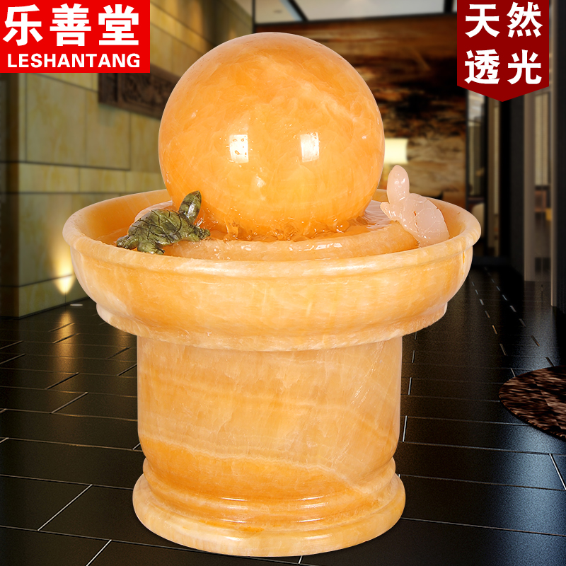 Lok Sin Tong Plus column stone Feng Shui Ball Water fountain New house decoration Wedding opening gift