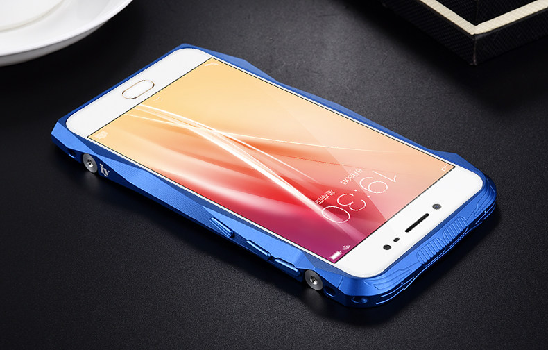 iy Batmobile Sports Cars Aluminum Metal Bumper Carbon Fiber Back Cover Case for vivo X7 Plus & vivo X7