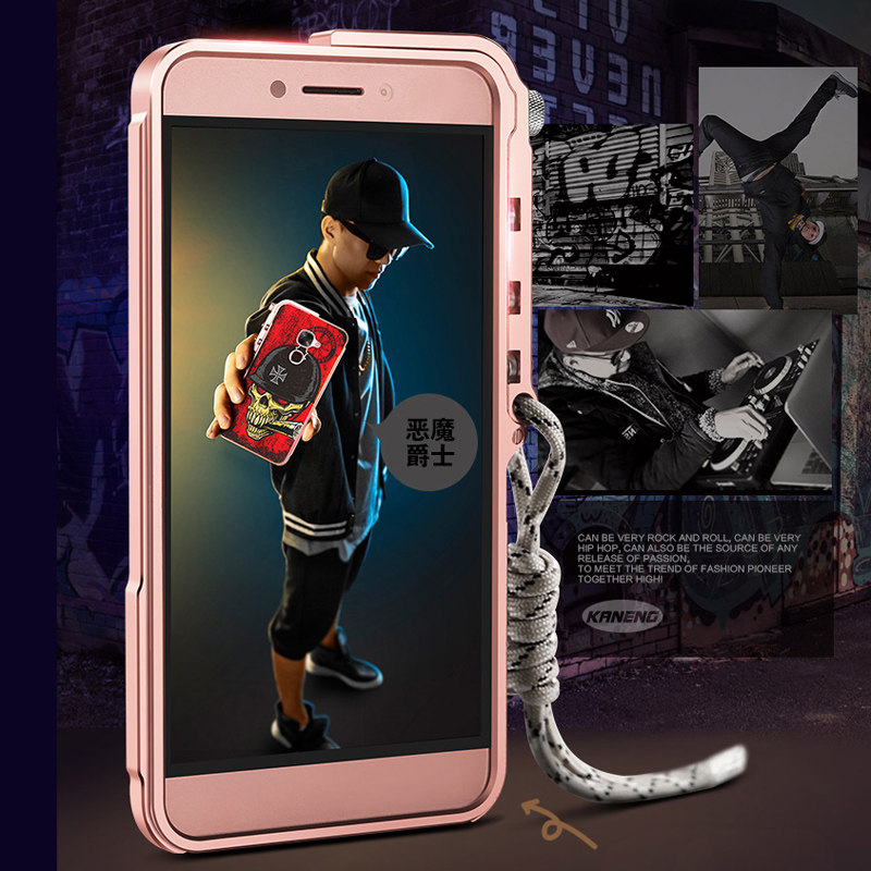 KANENG Mechanical Arm Trigger Aluminum Bumper Metal Frame Cameo PC Back Case Cover for LeEco Le 2 Pro & & LeEco Le Max 2