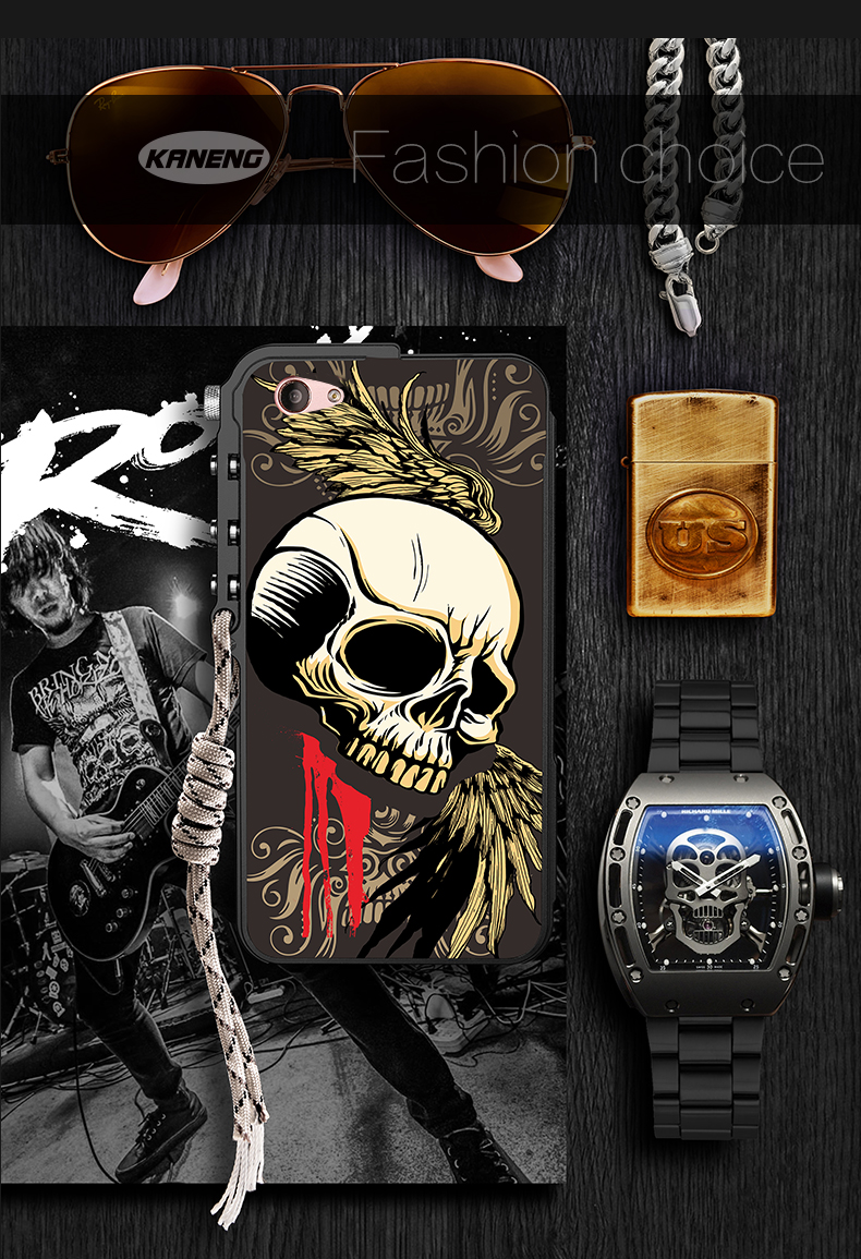 KANENG Mechanical Arm Trigger Aluminum Bumper Metal Frame Case Cover for vivo X9