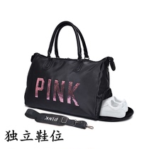 Luggage bag female portable portable portable canvas clothes travel bag storage bag Yoga Fitness Bag