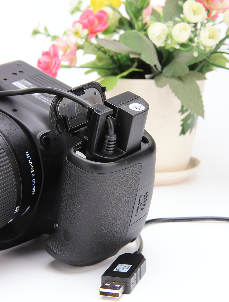 Zhenfa Canon EOS 5D2 5D3 6D SLR bộ chuyển đổi nguồn điện để sạc pin hộp bên ngoài Po - Phụ kiện máy ảnh DSLR / đơn tripod chân nhện